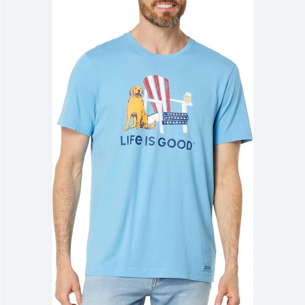 Men’s American Adirondack Beer Crusher Tee | Life Is Good